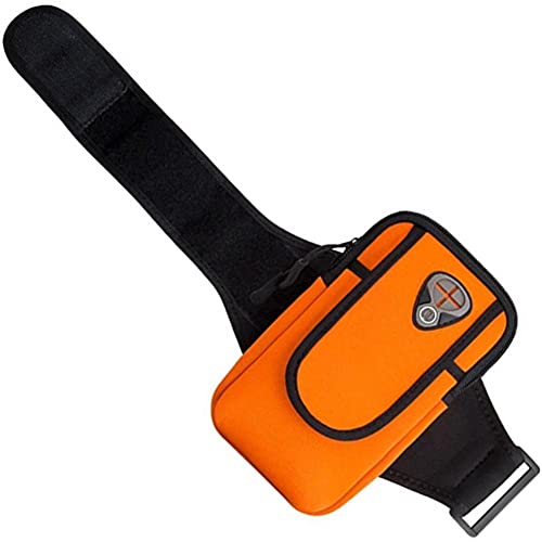 Universal Sports Running Armband Waterproof Running Arm Holder Mobile Phone Keys Pouch Bag Orange - Gym Store | Gym Equipment | Home Gym Equipment | Gym Clothing
