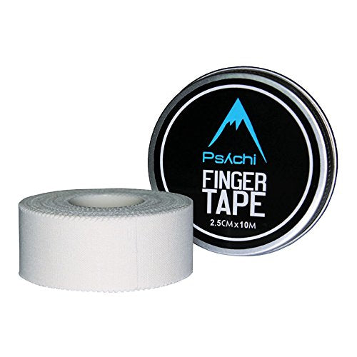 Psychi Sports Finger Tape For Rock Climbing Boxing Gymnastics Physio - White (5cm)