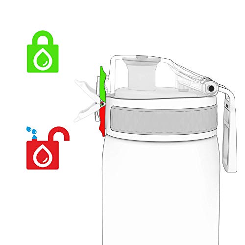 Ion8 Leak Proof Slim Water Bottle, BPA Free, 600ml, Rose