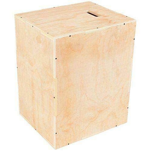 TnP Distribution Wooden Plyometric Plyo Jump Box Jumping Boxes Step Squat Crossfit Deck Stepper MMA 45cm x 40cm x 35cm