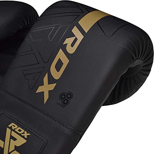 RDX Bag Gloves for Heavy Punching Training, Maya Hide Leather KARA Punch Mitts for Sparring, Boxing, MMA, Muay Thai, Kickboxing, Focus Pads and Double End Speed Ball Workout