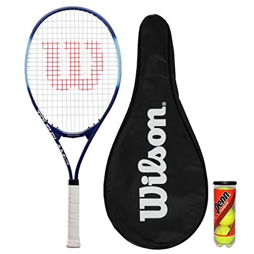 Wilson Tour Slam Lite Tennis Racket + Full Cover & 3 Tennis Balls