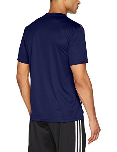 adidas Men Core 18 Training Short Sleeve Jersey - Dark Blue/White, M