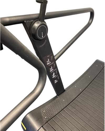 Legion Fitness Equipment - Curved Treadmill Self Powered - Sprint Training - Smart Digital Display - Mutli Resistance Settings - Heavy Duty Hand Rails for Sprint Set Transition