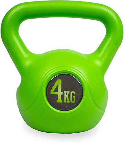 2020 4kg Kettlebell Phoenix Fitness, Heavy Weight Kettlebell for Strength Cardio Training - Kettlebells for Home and Gym Fitness Workout for Bodybuilding Weight Lifting - Single