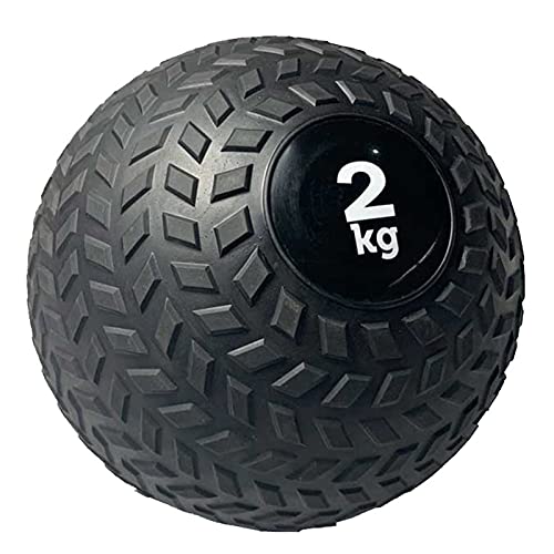 Medicine Ball AGYH Black Wall Ball, Slam Ball Weighted Ball Core Muscle Cardio Workout - Easy To Grip Tread - Heavy Duty PVC Shell (Size : 7kg/15.4lb)