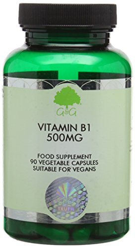 G&G Vitamins 500 mg Vitamin B1 Thiamine Capsules