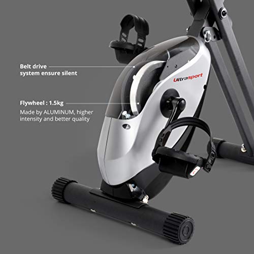 Ultrasport F-Bike and F-Rider, Fitness Bike Trainer, Sporting Equipment, Ideal Cardio Trainer, Foldable Indoor Trainer for Home use, Different Resistance Levels, LCD Display, Suitable for Everyone - Gym Store | Gym Equipment | Home Gym Equipment | Gym Clothing