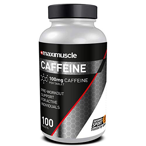 MAXIMUSCLE Caffeine Tablets 100mg 100'S