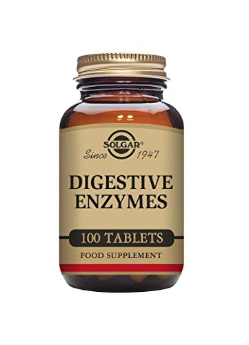 Solgar Digestive Enzymes Tablets - Pack of 100 - Increase Nutrient Absorption - Holistic Digestion Support - Gluten Free - Gym Store