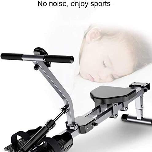 AMZOPDGS Rowing Machines, Rowing Machine,Household Aerobic Rowing Machine Foldable,Adjustable Resistance,Fitness Equipment,Metal Rowing Machine for Home Use