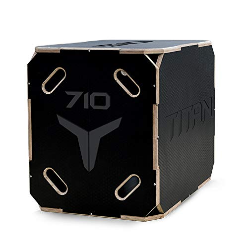 Plyo Box Plyometric Box Wooden Anti-Slip Platform for X-Fit, Crossfit, Jump Training, Conditioning, Home fitness Jump trainer, Workout Step Platform Equipment, Box-Squats, Steps-up 3in1,51/76/61 cm