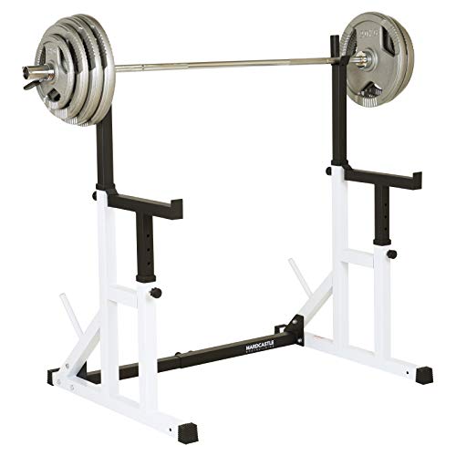 Hardcastle Bodybuilding Adjustable Squat Rack with Spotters