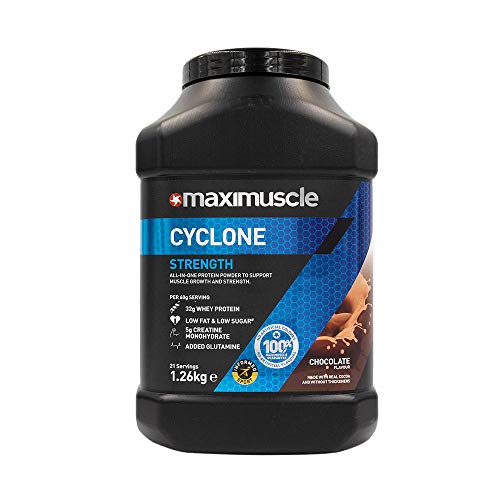 MAXIMUSCLE Cyclone Protein Powder Chocolate Flavour,1.26 kg