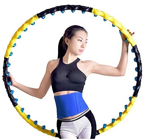 FSJD Hula Hoop Professional Weighted Magnetic Fitness Exercise Massager Workout Abs