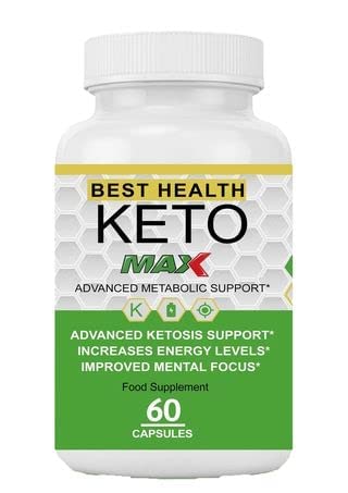 Best Health Keto Max 1200MG Weight Loss - (60 Capsules) - 1 Month Supply- Fitness Hero Supplement