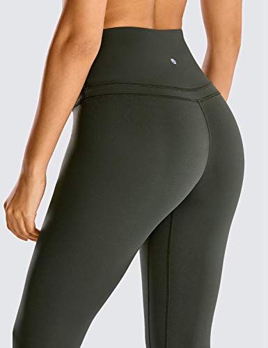 CRZ YOGA Women's Naked Feeling High Waist Tight Yoga Pants Workout Gym Leggings-25 Inches Olive Green-R009 12 - Gym Store | Gym Equipment | Home Gym Equipment | Gym Clothing