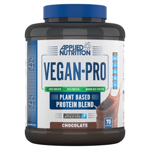 Applied Nutrition Vegan Pro - Vegan Protein Powder, Plant Based Supplement (2.1kg - 70 Servings) (Chocolate)