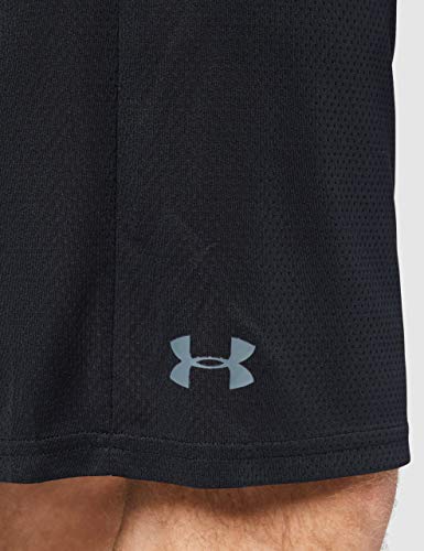 Under Armour mens UA Tech Mesh Short, Gym Shorts With Complete Ventilation, Versatile Sports Shorts for Training, Running and Working Out , Black, XXL