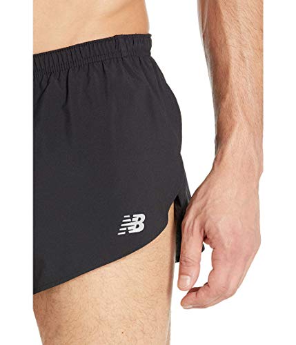 New Balance Men's Accelerate 3 Inch Running Short, Black, M