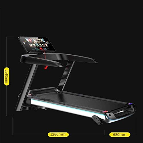 YFFSS Running Machines Treadmill,Small Fitness Equipment,Foldable High-Definition Color Screen Wifi Treadmill,Home Weight Loss Fitness,for Home and Office - Gym Store