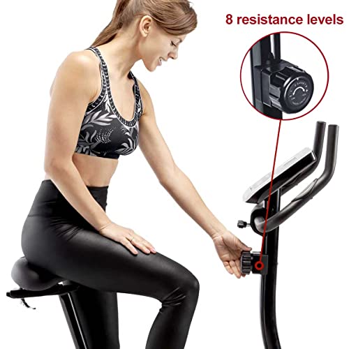 Marcy Azure BK1016 Compact Magnetic Exercise Bike 8 Resistance Levels