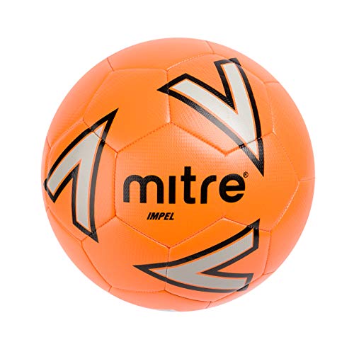 Mitre Impel Training Football Without Ball Pump, Orange, Size 5