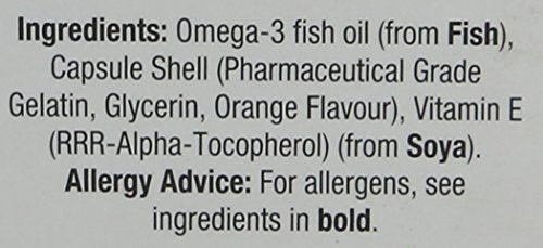 Vitabiotics Ultra Omega-3 Capsules, 1 Pack (60 Capsules)