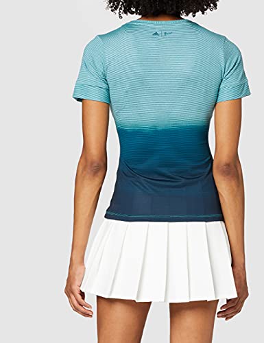 adidas Women's Parley Skirt, Womens, T-Shirt, DT3964, Blue Spirit/Legend Ink, XS