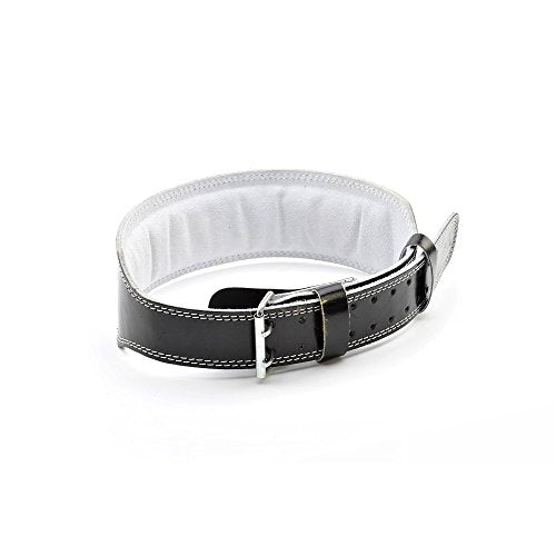 Adidas Leather Weight Lifting Belt, Black, Small/ Medium