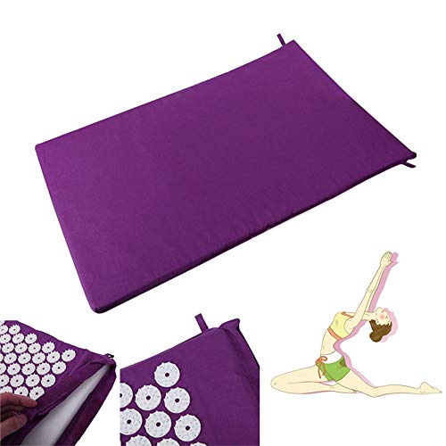 Acupressure Mat & Pillow Set/Acupuncture Mat Spike Yoga Mat for Massage Wellness Relaxation and Tension Release Muscle Relaxation Post-Sport Recovery - with Carry Bag