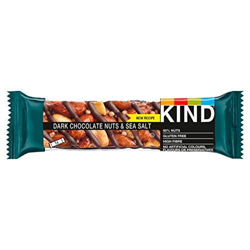 KIND® High Protein Bars, Healthy Gluten Free & Low Calorie Snacks, Double Dark Chocolate, 12 Bars & Bars & Low Calorie Snack Bars, Dark Chocolate Nuts & Sea Salt, 12 Bars (Packaging May Vary)