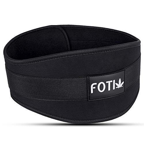 Fotix Weight Lifting Belt Pro Quality Neoprene Back Support Gym Belt With Speed Grip Strip Closure And Stainless Steel Hook And Loop Design - 6