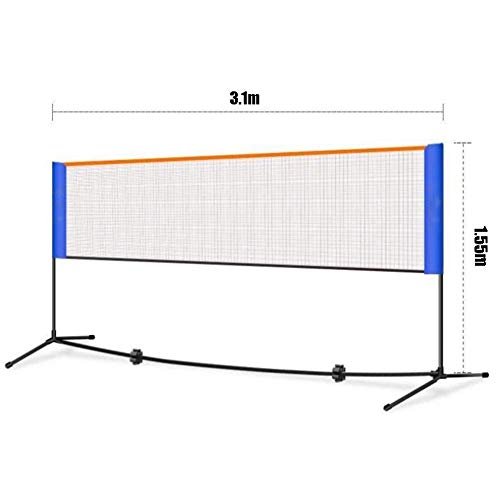 Badminton Net - Net For Tennis, Soccer Tennis, Volleyball For Children, Foldable, Sports Net Easy To Install With - For Indoor or Outdoor Field, Beach