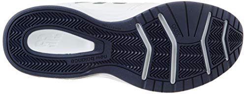 New Balance Men's 624v5 Cross Trainer, White Navy, 10 UK Gym Store