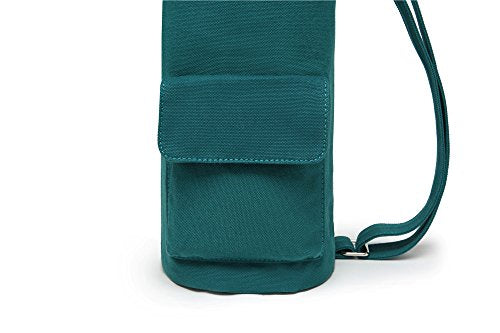 Fremous Yoga Mat Bag and Carriers for Women and Men - Portable Multifunction Storage Pockets Canvas Yoga Bags (Dark Green)