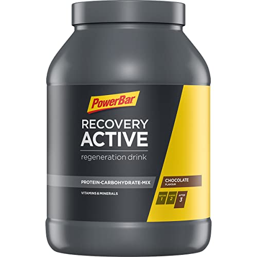 Powerbar Recovery Active Chocolate 1210 g - Regeneration Whey Drink with Carbohydrates + Magnesium and Zinc