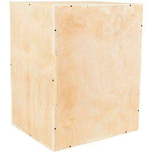 TnP Distribution Wooden Plyometric Plyo Jump Box Jumping Boxes Step Squat Crossfit Deck Stepper MMA 45cm x 40cm x 35cm