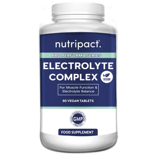 Electrolytes Tablets – Magnesium, Potassium, Calcium & Chloride Blend – for Muscle Function, Rehydration, Salt Replacement, Cramp & Hydration Recovery– 60 Vegan High Strength Electrolyte Supplements - Gym Store | Gym Equipment | Home Gym Equipment | Gym Clothing