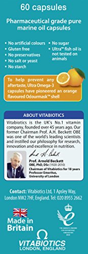 Vitabiotics Ultra Omega-3 Capsules, Pack of 60