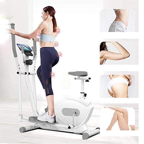 WGFGXQ Elliptical Cross Trainer Exercise Bike Cardio 3 In 1 Cardio Home Office Fitness Workout Machine Fitness Equipmen,Withseat