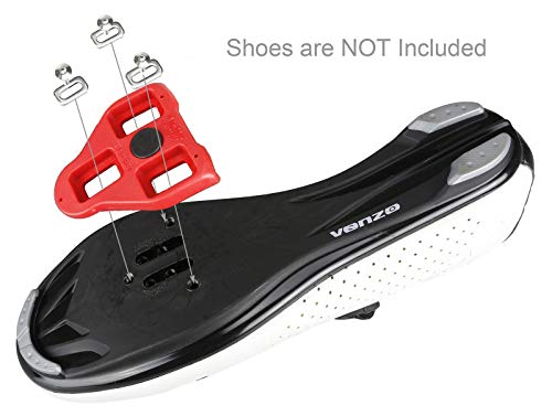 CyclingDeal Bike Cleats Compatible with Peloton Look Delta (9 Degree) - Indoor Cycling & Road Bike Bicycle Cleat Set - Compatible with Peloton Indoor Exercise Bikes Pedals & Shoes