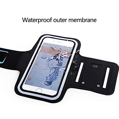 Running Armband for Google Pixel 5 / Pixel 4a 5G Adjustable Sport Phone Arm Case for Samsung Galaxy A10E Outdoor Exersise Biking with Key Holder