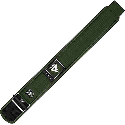 RDX Weight Lifting Belt AUTO LOCK, 4” Padded Back Support, Women Men Fitness Gym,Powerlifting Bodybuilding Workout Weightlifting, Squat Deadlift, Pro Exercise Equipment