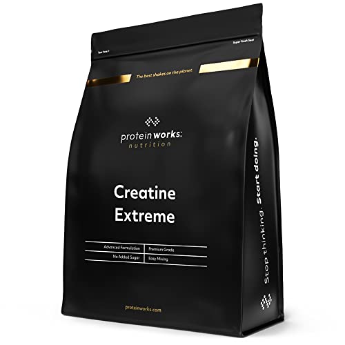 Protein Works - Creatine Extreme Powder, Creatine Formula, Premium Grade Supplement For Lean Muscle Growth, With Beta Analine, Green Apple Spike, 400 g - Gym Store
