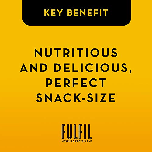 FULFIL Vitamin and Protein Snack-Size Bar (15 x 40g Bars) — Chocolate Salted Caramel Flavour — Low Sugar, 15g High Protein, 9 Vitamins