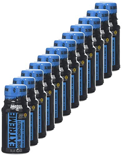 Little Dragon Extreme Pre Workout Shot, Blue Raspberry, 60 ml, Pack of 12