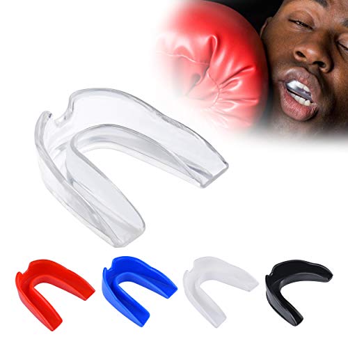Slim Fitness SET OF 5 Professional Dental Guard Teeth Grinding Gum Shield Mouth guard Boxing judo MMA Thai boxing Basketball Ice hockey and for all other sports available in five colours (Black)