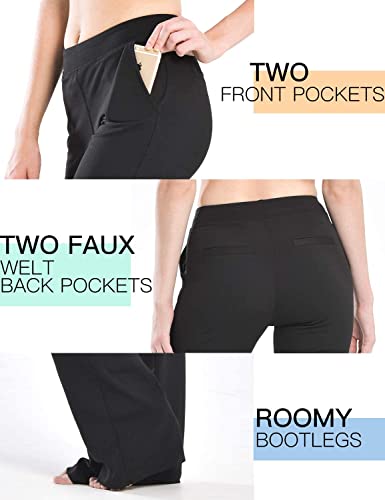 SAFORT Women Bootcut Yoga Dress Pants 28