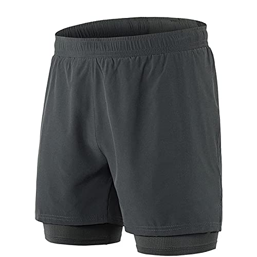 Uphold Running Shorts mens,Quick Dry Athletic Shorts with Liner,Workout Shorts with Zip Pockets and Towel Loop,Lightweight Running Workout Shorts with Phone Pocket for Hiking Climb(Size:M,Color:gray) - Gym Store | Gym Equipment | Home Gym Equipment | Gym Clothing